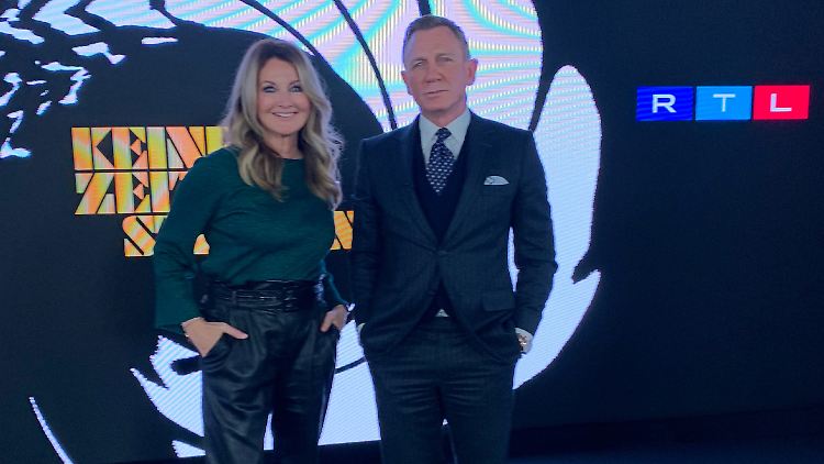 RTL-Reporterin Frauke Ludowig hat Daniel Craig in London getroffen.