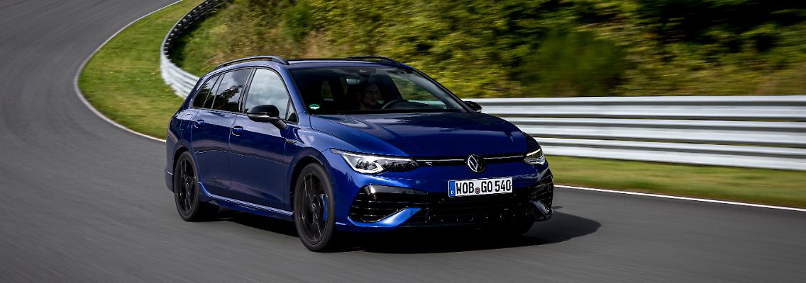 Der Golf R Variant ist nicht nur ein ideales Auto für den eiligen Familienvater, es ist auch ein Fahrzeug, das die Rennstrecke beherrscht.