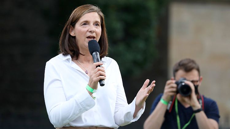 Göring-Eckardt gehört zum Verhandlungsteam der Grünen für kommende Gespräche mit Union und SPD.