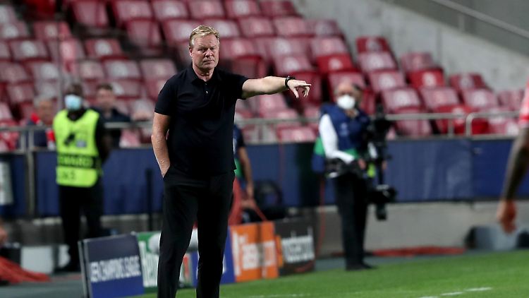Ronald Koeman wirkt an der Seitenlinie nicht wie jemand, der noch etwas retten kann. 