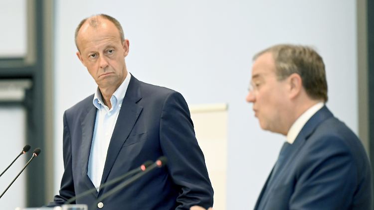 "Solange er seine Aufgaben erfüllen kann": Merz wendet sich noch nicht von Laschet ab. 