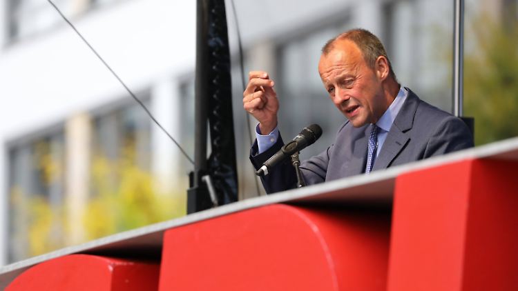 Merz sieht die "überwältigende Mehrheit" der CDU-Mitglieder hinter sich.