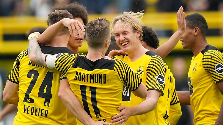 Brandt schießt das Siegtor für den BVB.