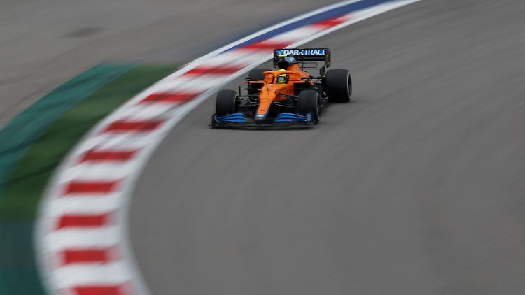 Lando Norris rast seinem ersten Sieg entgegen. Noch ist unklar, wann und wo es soweit ist.