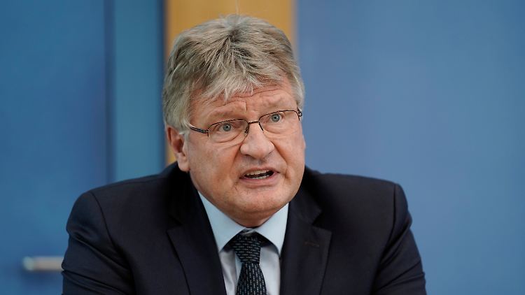 Meuthen äußerte sich in einer Mail an die Parteimitglieder.