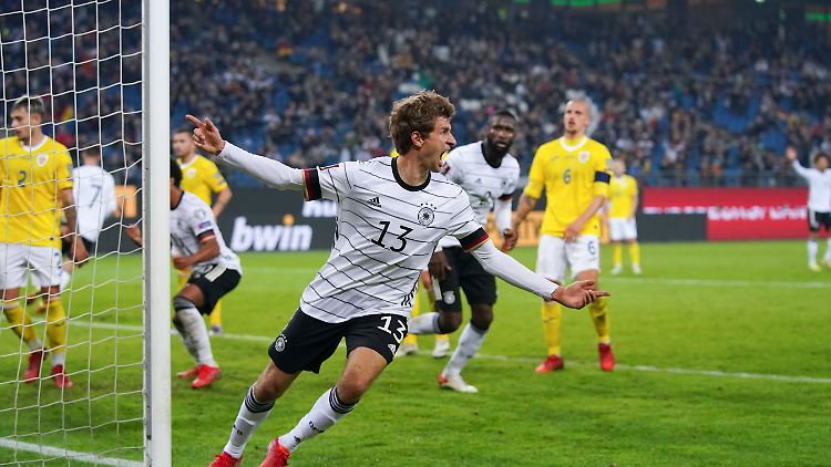Die UEFA erteilt Thomas Müller auch für die Nations League einen Jubelbefehl. 