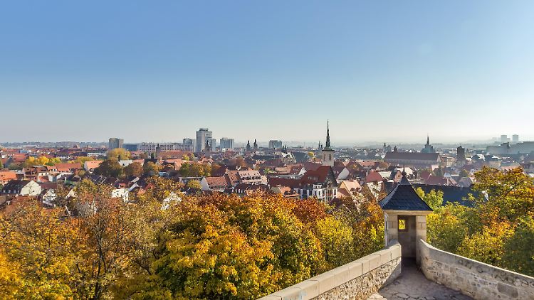 Die Inzidenz von Thüringens Hauptstadt Erfurt liegt bei 100.