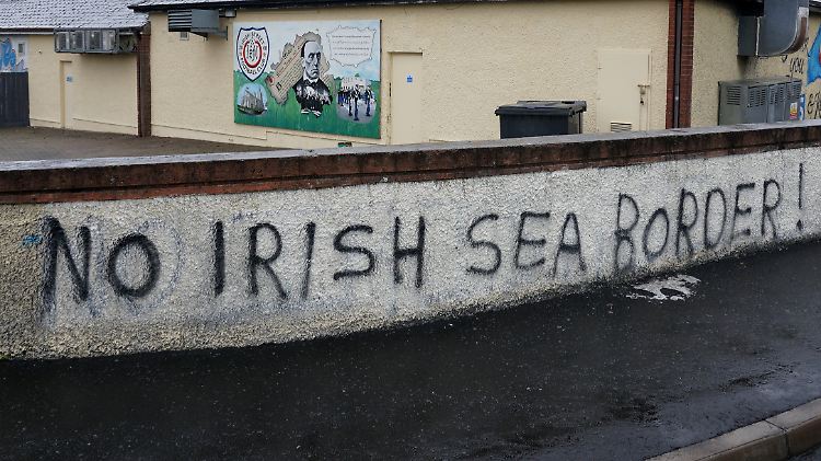 Keine Grenze in der Irischen See - der Protest kochte vor allem bei London-treuen Menschen in Nordirland hoch.