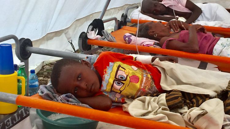 Bis heute ist die Cholera nicht besiegt - immer wieder kommt es zu Ausbrüchen, wie im Jahr 2016 in Haiti.