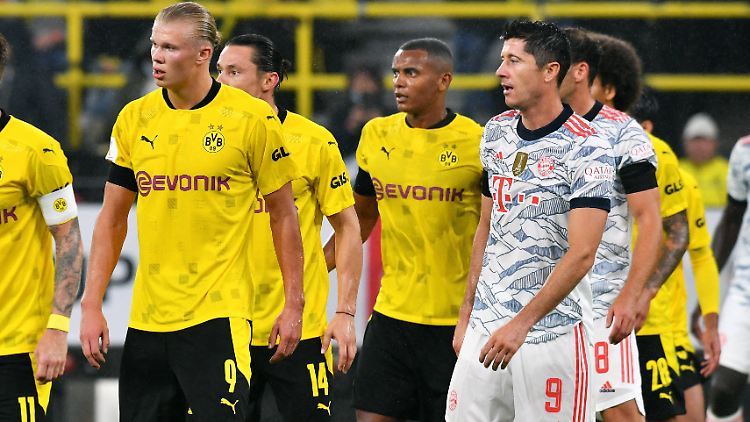 Robert Lewandowski und Erling Haaland feiern ein schnelles Wiedersehen mit ihren Ex-Klubs.
