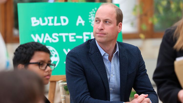 Prinz William sucht lieber auf der Erde nach Lösungen auf die Probleme der Zukunft. 
