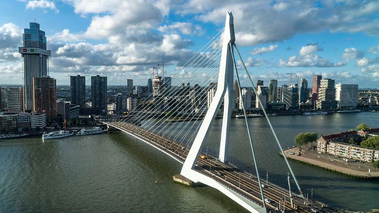 Blick auf Rotterdam.