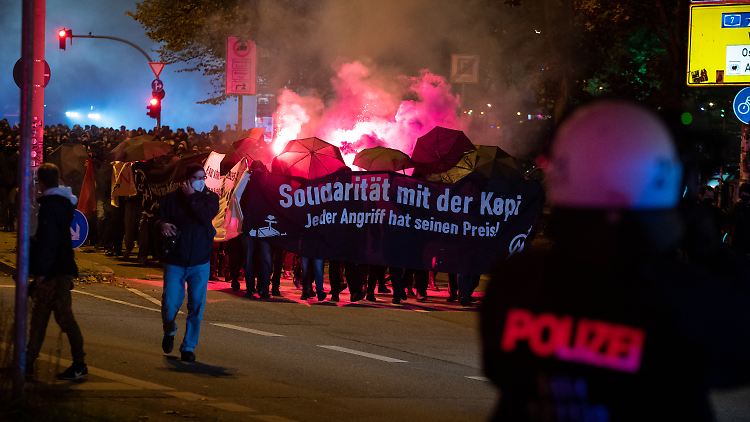 Auf dem "Köpi-Platz" lebten etwa 40 Menschen. 