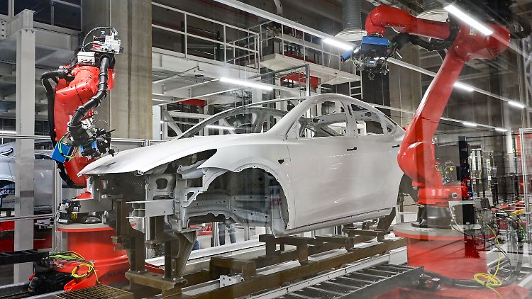 500.000 E-Autos könnten in Grünheide vom Band rollen.