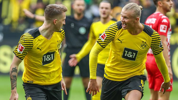 Die Matchwinner: Reus und Haaland entschieden das Spiel gegen Mainz für ihren BVB.