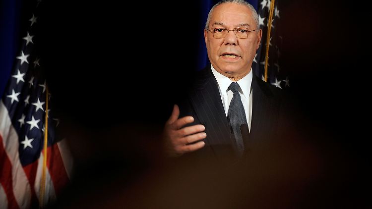 General Colin Powell war vier Jahre lang Außenminister unter US-Präsident George W. Bush.