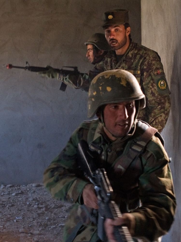 Soldaten bei Kandahar.