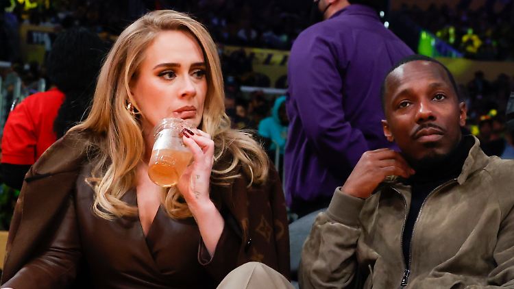 Basketball ist offenbar ihr Ding: Adele und Rich Paul.