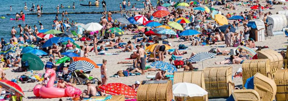 Der Ostseestrand in Timmendorfer-Strand. Foto: Markus Scholz/dpa/Archivbild