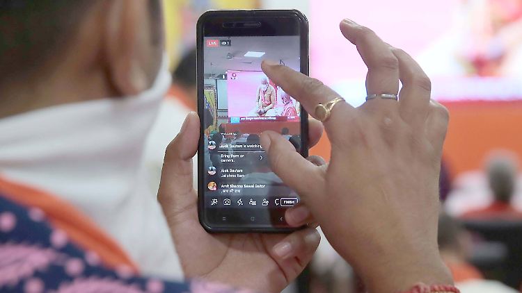 Nach Anzahl der Nutzer ist Indien Facebooks größter Markt.