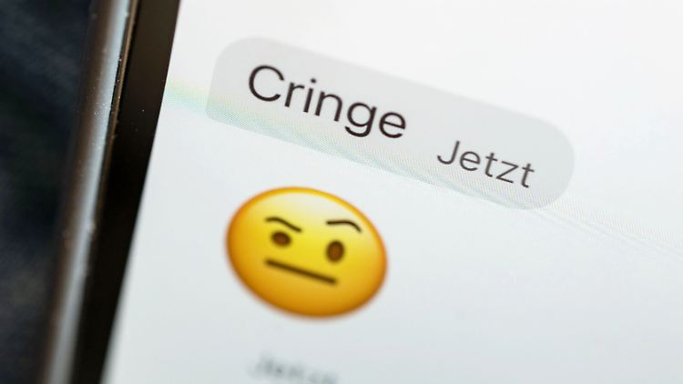 Wer "Cringe" schreibt, hat gerade etwas Unangenehmes erlebt.