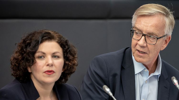 Alte und neue Fraktionschefs: Mohamed-Ali und Bartsch.