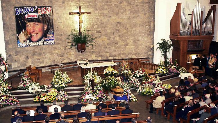 600 Menschen nahmen an der Trauerfeier für Cavagnoud teil.