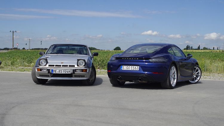 40 Jahre liegen zwischen den beiden Exoten Porsche 924 Turbo und Cayman 4.0 GTS.