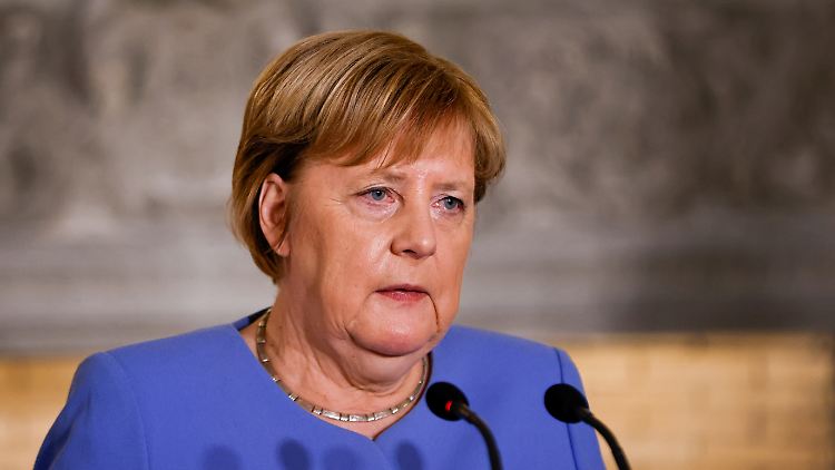 Merkel ist an diesem Wochenende beim G20-Gipfel in Rom. 