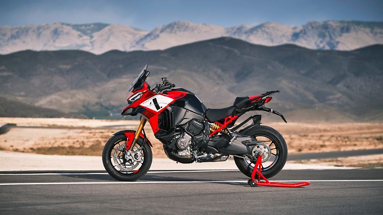 Mit vielen hochwertigen Komponenten versehen soll, die Ducati Multistrada V4 Pikes Peak zum Kurvenräuber werden.
