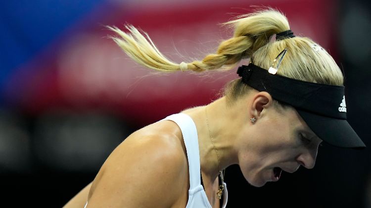 Kerber kann ihr Spiel noch drehen, am Ende steht jedoch eine Auftaktniederlage.