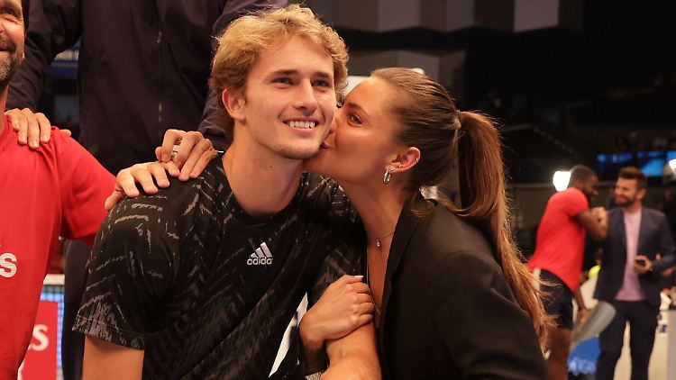 Siegerküsschen für Alex Zverev.
