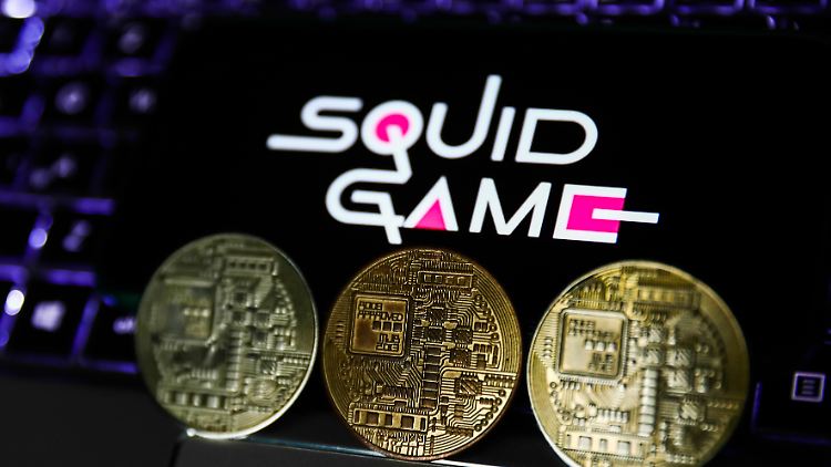 Keine Chance zum Ausstieg: Der Squid-Game-Kurs stürzte innerhalb von Minuten von 2856 Dollar auf nahezu null. 