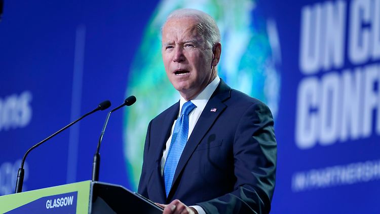 "Eines der wichtigsten Dinge, die wir bis 2030 tun können, um das 1,5-Grad-Ziel in Reichweite zu halten, ist die schnellstmögliche Reduzierung unserer Methan-Emissionen", sagte US-Präsident Biden.