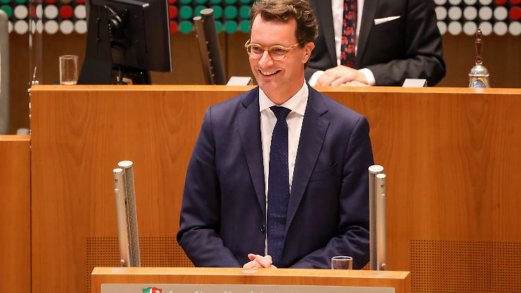 Das Kabinett von Hendrik Wüst wurde vereidigt.