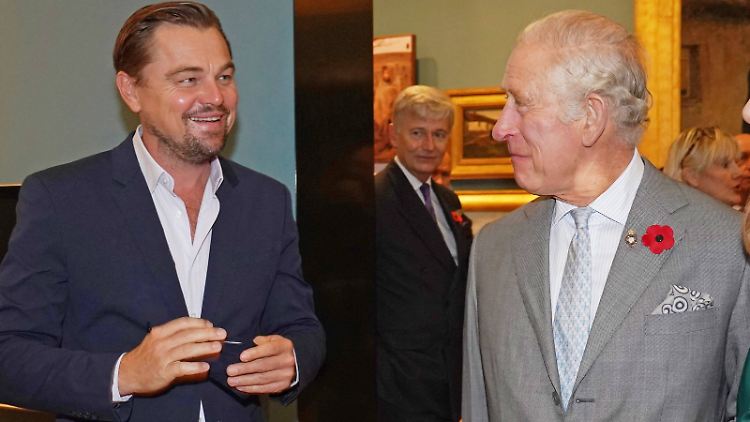 Der Umweltschutz liegt beiden am Herzen: Leonardo DiCaprio (l.) und Prinz Charles.