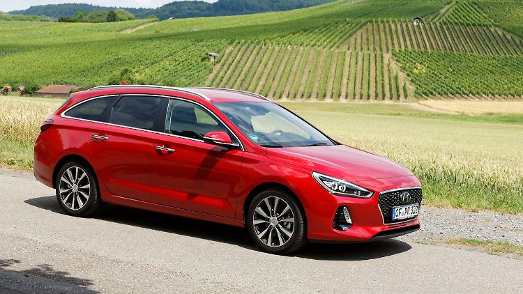 Sehr beliebt bei den Käufern eines i30 war die Variante als Kombi mit 600 Litern Kofferraumvolumen.