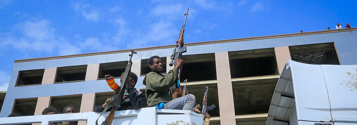 Viele brachten sich nach Addis Abeba in Sicherheit. Dort rücken äthiopische Rebellen vor.