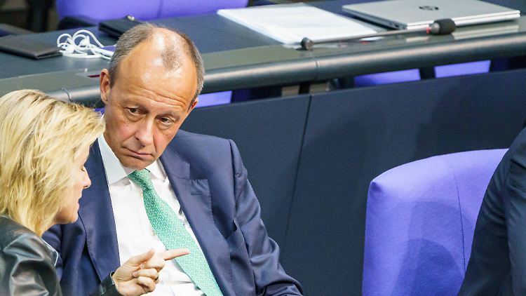 Nach längerer Pause sitzt Friedrich Merz nun wieder im Bundestag, bislang als einfacher Abgeordneter.