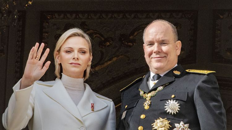 Ferne Tage der Zweisamkeit: Charlène und Albert 2019.