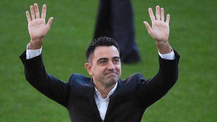 Wieder daheim: Xavi.