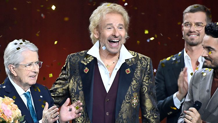 Mehr noch als Elstner (l.) prägte Gottschalk die Glanzzeit der abendüberfüllenden Show.