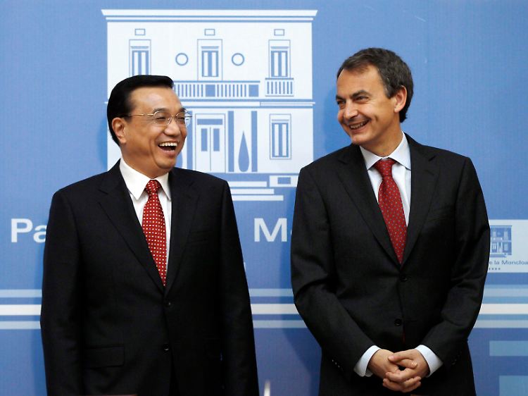 In Spanien wurde er herzlich willkommen geheißen: Sowohl Premierminister Zapatero...