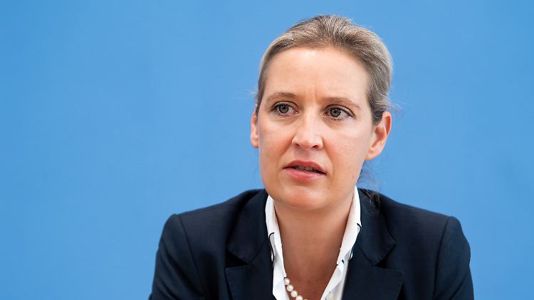 Weidel hat laut ihrem Sprecher grippeähnliche Symptome.