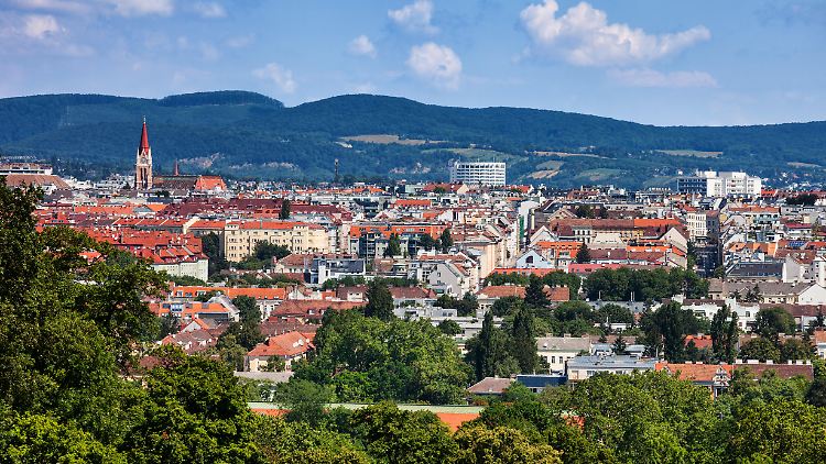 Blick auf Wien. In Österreich sind die Corona-Zahlen zuletzt dramatisch gestiegen. 