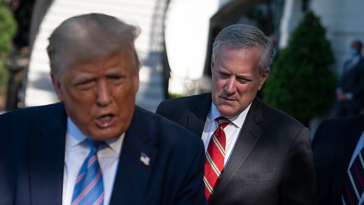 Mark Meadows (r.) war ein enger Mitarbeiter von Ex-Präsident Trump.
