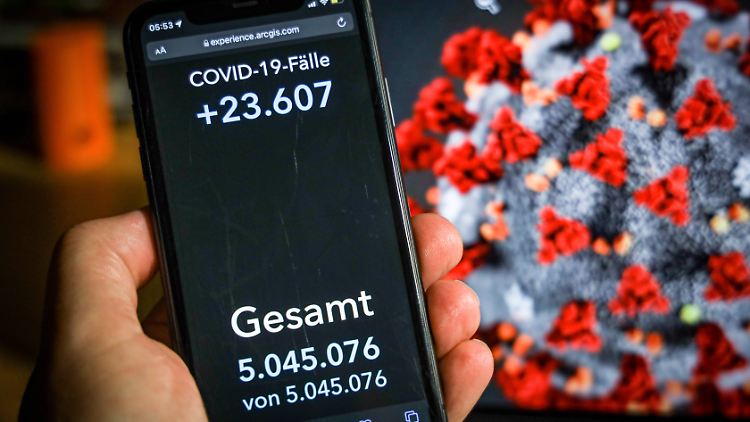 Exponentielles Wachstum des Corona-Virus in Deutschland: Das Robert-Koch-Institut meldet heute 23.607 Neuinfektionen, vor einer Woche lag der Wert bei 15.513.