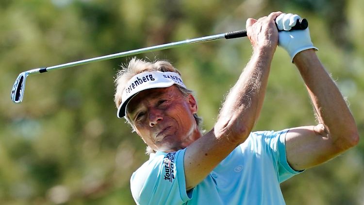 Bernhard Langer kämpfte mit Rückenschmerzen. Am Ende gewann er. Wie meistens.