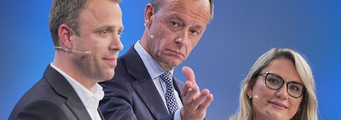 Mit Czaja und Stumpp zeigte Merz, dass er jünger und mittiger machen will.