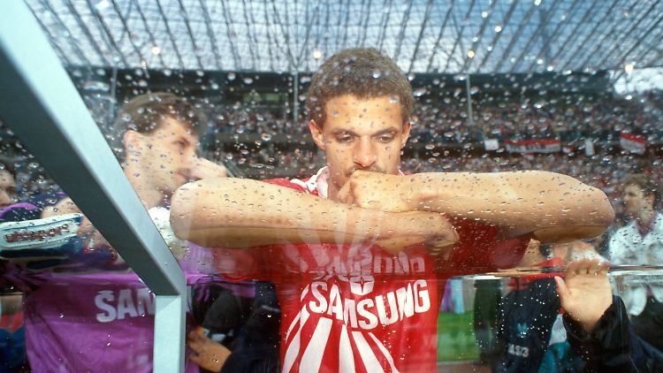 Banach nach dem verlorenen Pokalfinale gegen Werder Bremen im Juni 1991.